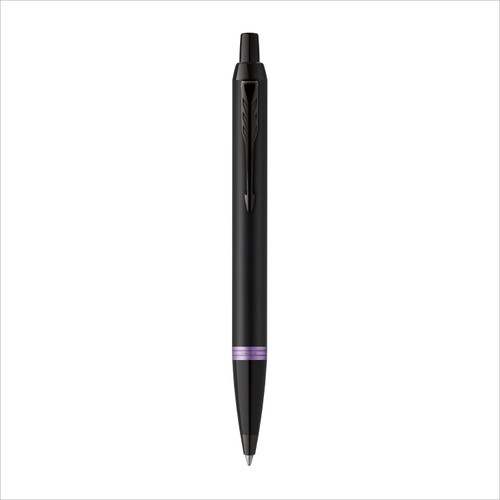 PARKER IM Profesional Vibrant Rings Ballpoint Pen  - Amethyst Purple-NS2172951