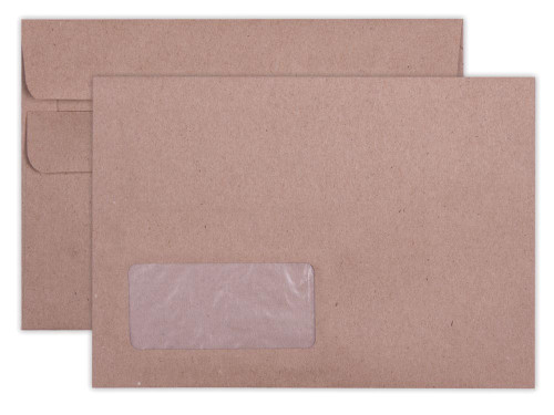 LEO C6 Manilla Window Self Seal Envelopes - Box-500 LEO C6 Manilla Window Self Seal Envelopes - Box-500