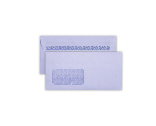 LEO DLB White Opaque Window Self Seal Envls. LEO DLB White Opaque Window Self Seal Envls.