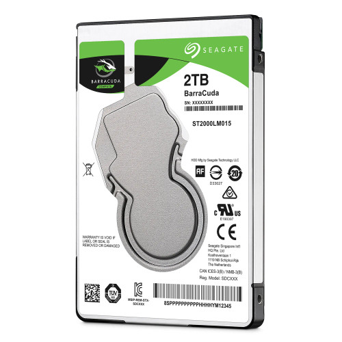 Seagate Barracuda 2.5", 2 TB, 5400 RPM, 128 MB, 2.5", Serial ATA III Seagate Barracuda 2.5", 2 TB, 5400 RPM, 128 MB, 2.5", Serial ATA III