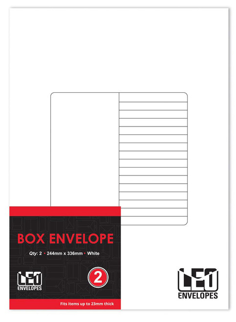 LEO Box Envelopes - Pkt-2 LEO Box Envelopes - Pkt-2