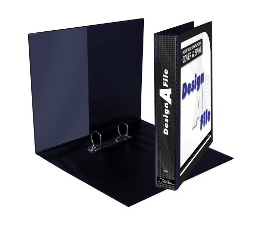 TREELINE Treeline Design A File A4 2-D Ring 25mm black - Box-10 TREELINE Treeline Design A File A4 2-D Ring 25mm black - Box-10