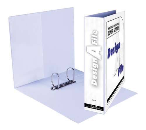 Treeline Design A File A4 2-D Ring 50mm White : Box-10 Treeline Design A File A4 2-D Ring 50mm White : Box-10