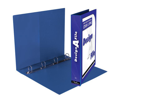 Treeline Design A File A4 4-D Ring 25mm Blue Treeline Design A File A4 4-D Ring 25mm Blue