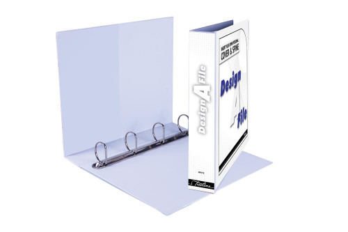 treeline Design A File A4 4-D Ring 25mm White treeline Design A File A4 4-D Ring 25mm White