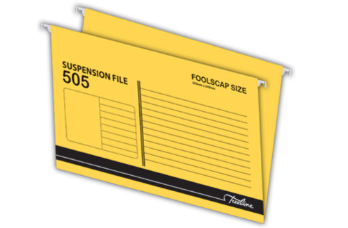Treeline Suspension Files F/S - Yellow - Box-25 Treeline Suspension Files F/S - Yellow - Box-25