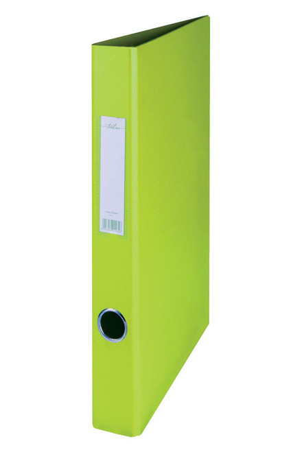Treeline Lime Green A4 2 Ring 25mm PVC Ringbinders Treeline Lime Green A4 2 Ring 25mm PVC Ringbinders