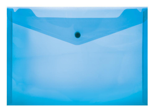 TREELINE Treeline Blue A4 Plastic Envelope with Stud - Pkt-12 TREELINE Treeline Blue A4 Plastic Envelope with Stud - Pkt-12