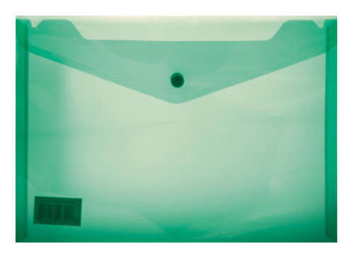 Treeline Green A5 Plastic Envelope with Stud Treeline Green A5 Plastic Envelope with Stud