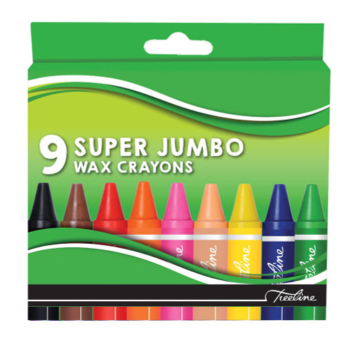 Treeline Super Jumbo - 9's - Treeline Crayons - PKT-10 Treeline Super Jumbo - 9's - Treeline Crayons - PKT-10