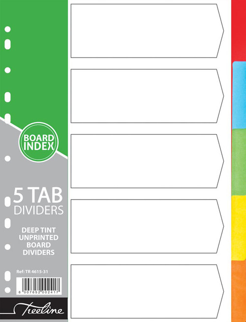 A4 5 Tab Rainbow Board Index Sets A4 5 Tab Rainbow Board Index Sets