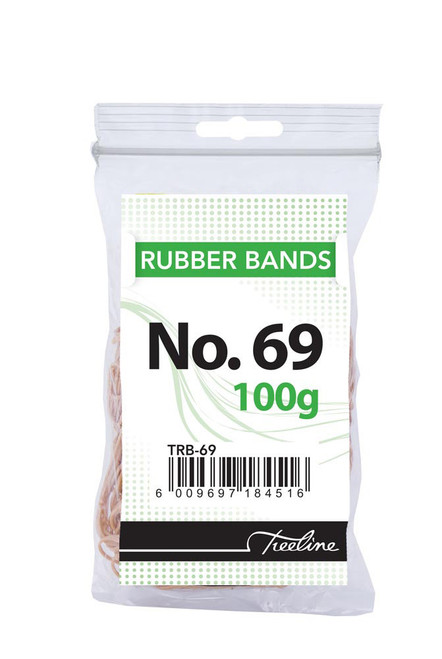 Treeline # 69 Rubber Bands 100gram - Pkt-10 Treeline # 69 Rubber Bands 100gram - Pkt-10