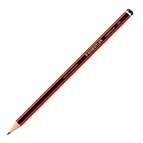 Staedtler110-2H Tradition 2H Red/Blk Pencils - Box-12 Staedtler110-2H Tradition 2H Red/Blk Pencils - Box-12