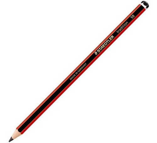 Staedtler 110-5B Tradition 5B Red/Blk Pencils - Box-12 Staedtler 110-5B Tradition 5B Red/Blk Pencils - Box-12