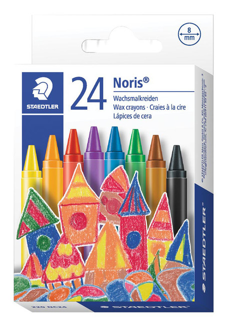 Staedtler Regular Wax Crayons - 24's - Box-12 Staedtler Regular Wax Crayons - 24's - Box-12