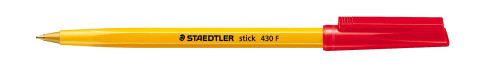 Staedtler Cup Ballpoint Pen Stick Red Fine