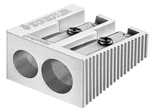 Staedtler 2 hole metel pencil sharpener Staedtler 2 hole metel pencil sharpener