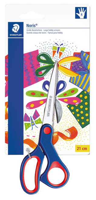 Staedtler 210mm Scissors - Carded - Pkt-10 Staedtler 210mm Scissors - Carded - Pkt-10