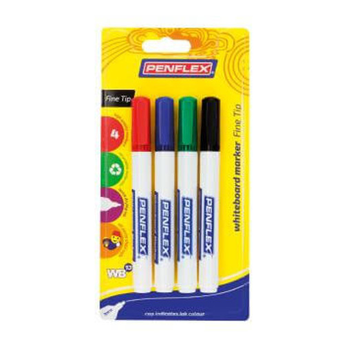 Penflex PM13 Asst Bullet Tip Marker Wallet-4 Penflex PM13 Asst Bullet Tip Marker Wallet-4