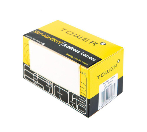 Tower A7538 Address Labels - White