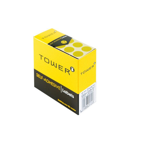 Tower C13 Yellow Colour Code Labels - Rolls - PKT-10 Tower C13 Yellow Colour Code Labels - Rolls - PKT-10