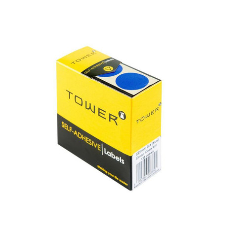 Tower C25 Blue Colour Code Labels - Rolls - PKT-10 Tower C25 Blue Colour Code Labels - Rolls - PKT-10