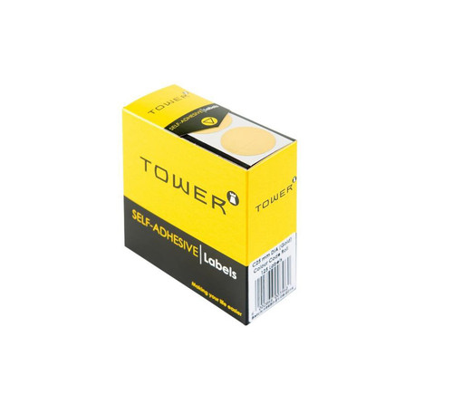Tower C25 Gold Colour Code Labels - Rolls - PKT-10 Tower C25 Gold Colour Code Labels - Rolls - PKT-10