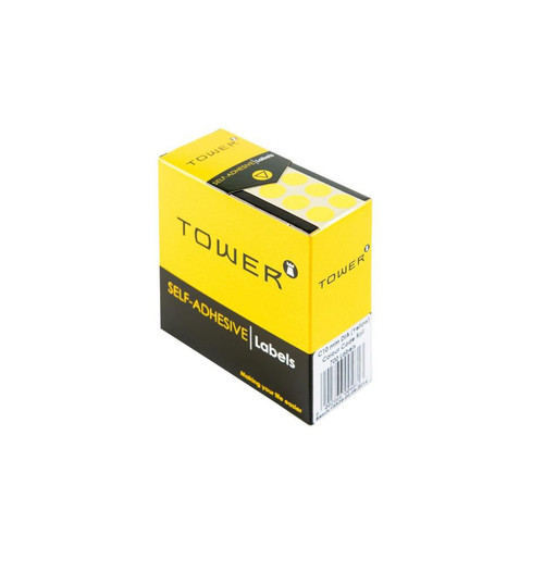 Tower C32 Yellow Colour Code Labels - Rolls - PKT-10 Tower C32 Yellow Colour Code Labels - Rolls - PKT-10