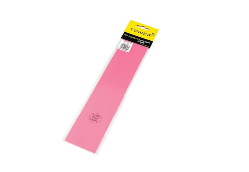Tower Lever Arch Labels Pink 12's - EACH Tower Lever Arch Labels Pink 12's - EACH