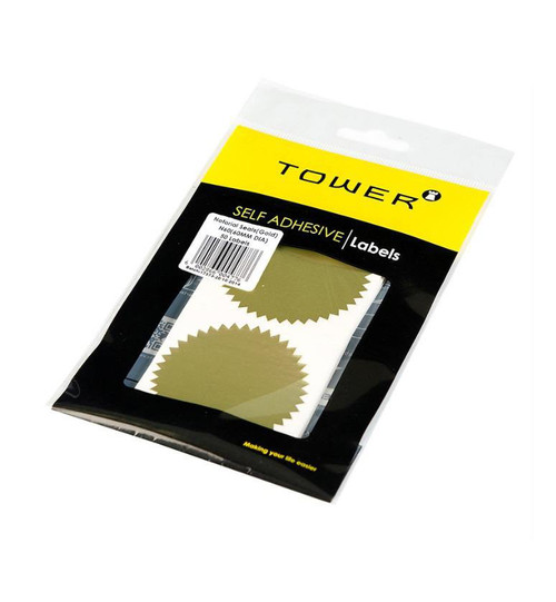 Tower Notarial Seals Gold N60 - EACH Tower Notarial Seals Gold N60 - EACH