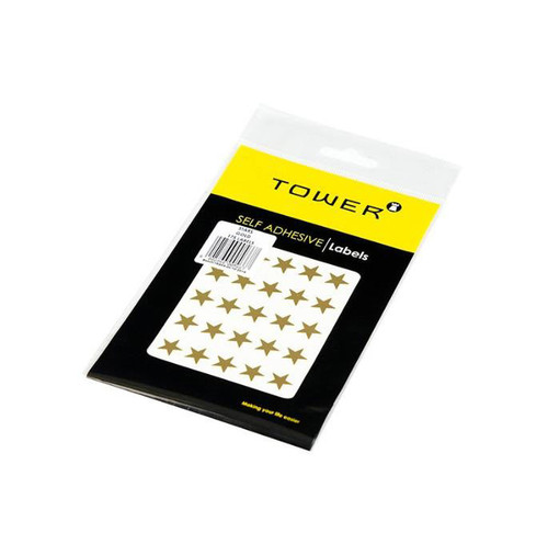 Tower Star Labels Gold Tower Star Labels Gold