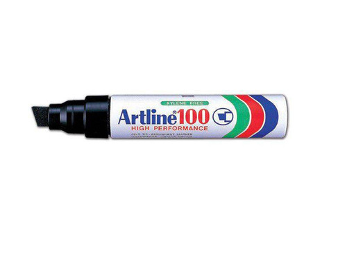 Artline EK 100 Black Industrial Marker Chisel - Box-6 Artline EK 100 Black Industrial Marker Chisel - Box-6