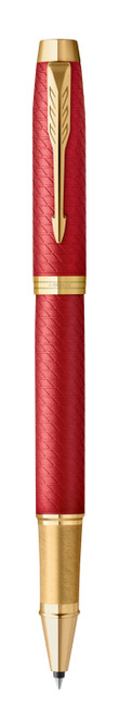 PARKER IM Premium Rollerball Pen - Red Gold Trim-NS2143647