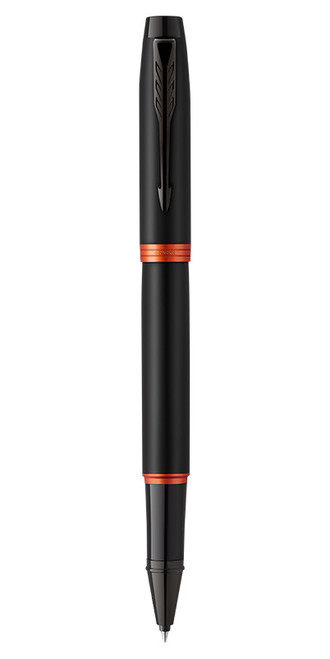 PARKER IM Prof Vibrant Rings Rollerball Pen  - Flame Orange-NS2172945