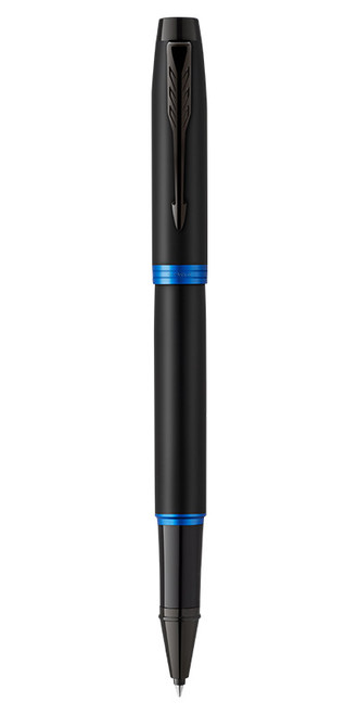 PARKER IM Prof Vibrant Rings Rollerball Pen  - Marine Blue-NS2172860