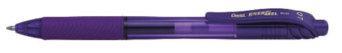Pentel Energel BLN107 X Retractable Gel Rollerball 0.7mm Violet - Box-12 Pentel Energel BLN107 X Retractable Gel Rollerball 0.7mm Violet - Box-12