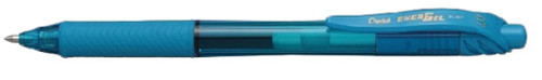 Pentel Energel BLN107 X Retractable Gel Rollerball 0.7mm Sky Blue Pentel Energel BLN107 X Retractable Gel Rollerball 0.7mm Sky Blue
