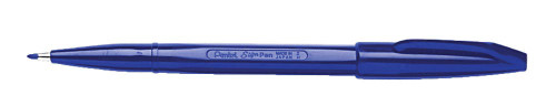 Pentel S520 Sign Pen Fibre Tip Blue 2.0mm nib size