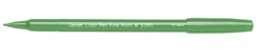 Pentel S360 Colour Pen Fibre Tip Green 2.0mm nib siz