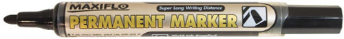 Pentel NLF50 Maxiflo Permanent Marker Bullet Tip Blac - Box-12 Pentel NLF50 Maxiflo Permanent Marker Bullet Tip Blac - Box-12
