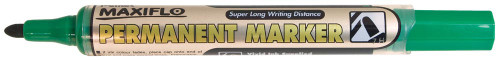 Pentel NLF60 Maxiflo Permanent Marker Chisel Tip Gree - Box-12 Pentel NLF60 Maxiflo Permanent Marker Chisel Tip Gree - Box-12