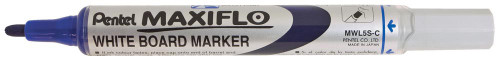 Pentel MWL5S Maxiflo Whiteboard Marker Bullet Point Blue - Box-12 Pentel MWL5S Maxiflo Whiteboard Marker Bullet Point Blue - Box-12
