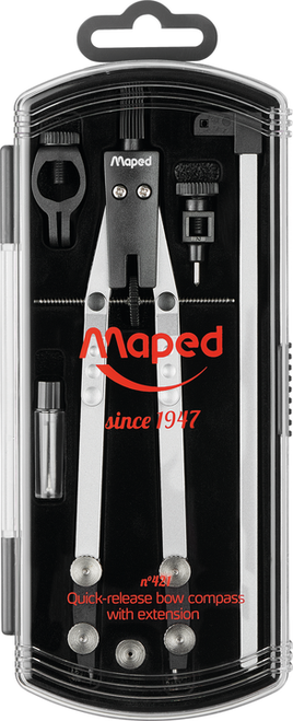 MAPED Bow Compass with Extention 5Piece-178102