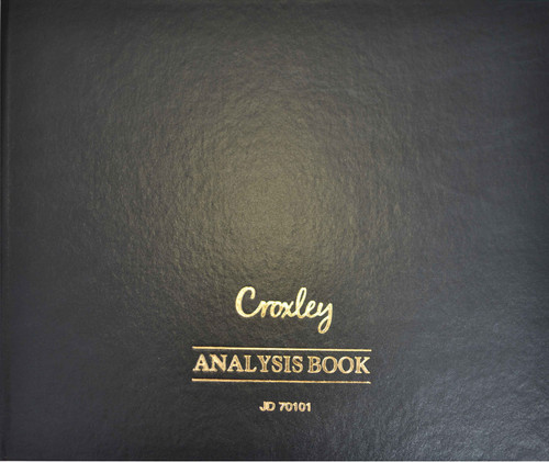 CROXLEY JD70101 Analysis Series 7 Oblong 144 Page 10 Column on 1 Page Cash Each-ANA70101 CROXLEY JD70101 Analysis Series 7 Oblong 144 Page 10 Column on 1 Page Cash Each-ANA70101