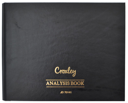 CROXLEY JD70141 Analysis Series 7 Oblong 144 Page 14 Column on 1 Page Cash Each-ANA70141