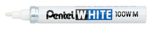 Pentel X100W-M White Marker 3.9mm Nib Size - Box-12 Pentel X100W-M White Marker 3.9mm Nib Size - Box-12