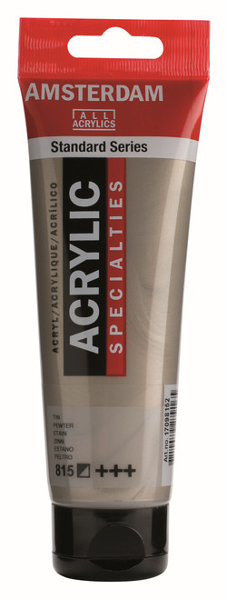 ROYAL TALENS AMSTERDAM Acrylic Colour - 120ml Tube (Pewter)-RT17098152
