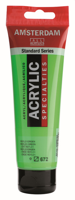 ROYAL TALENS AMSTERDAM Acrylic Colour - 120ml Tube (Reflex Green)-RT17096722 ROYAL TALENS AMSTERDAM Acrylic Colour - 120ml Tube (Reflex Green)-RT17096722