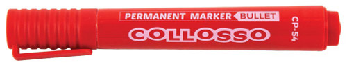 Collosso Red Permanent Marker Bullet Collosso Red Permanent Marker Bullet