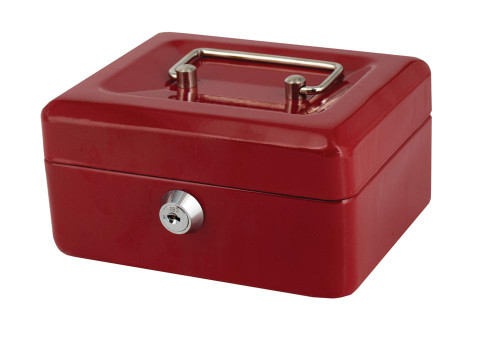 Treeline TCBX-6 Red Cash Box 6 Inch Treeline TCBX-6 Red Cash Box 6 Inch